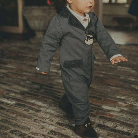 DONSJE ALANE JUMPSUIT Navy Grey