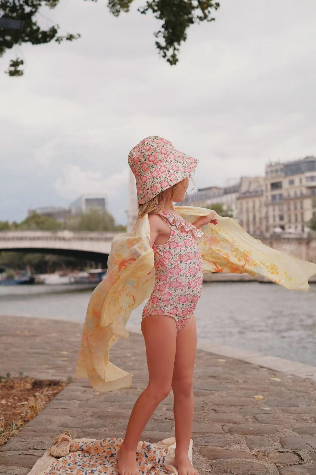 LOUISE MISHA Sun Hat Lagik Pink Meadow