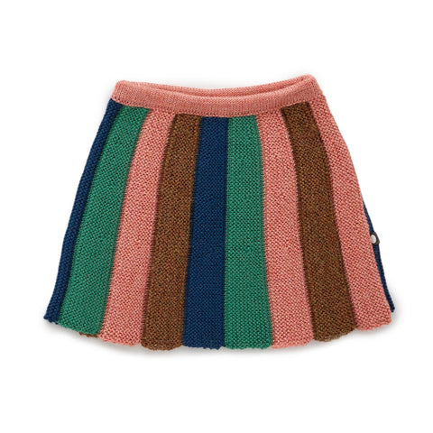 OEUF NYC Striped Skirt Indigo / Stripes