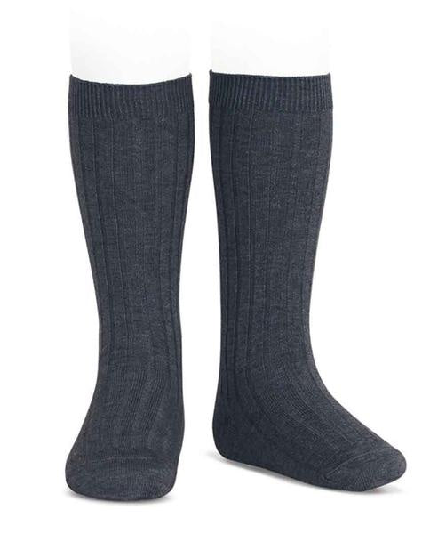 Condor ribbed knee hi sock 290
