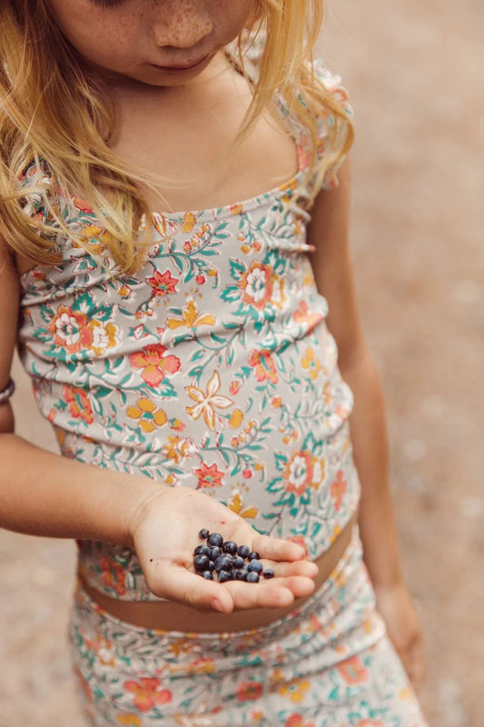 LOUISE MISHA Yoga Tamarias Top Water Flowers