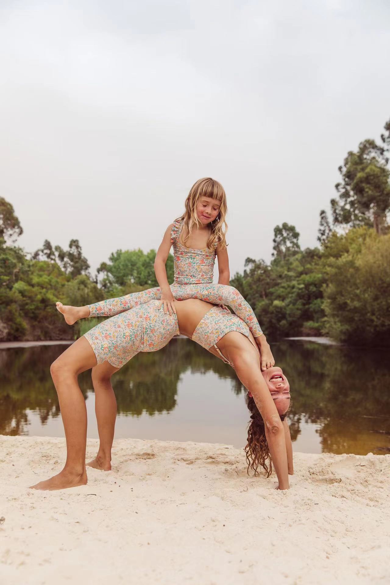 LOUISE MISHA Yoga Tamarias Top Water Flowers