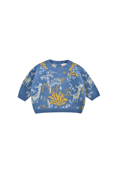 LOUISE MISHA Jumper Nico Blue Forest BABY