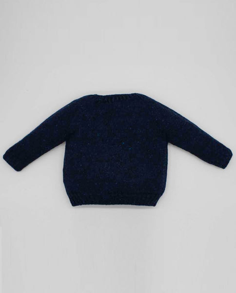 Fina Ejerique BLUE DINOSAUR KNITTED SWEATER  O22B10