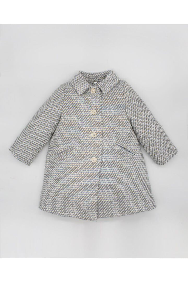 Fina Ejerique IVORY AND BLUE GLITTER O22M59