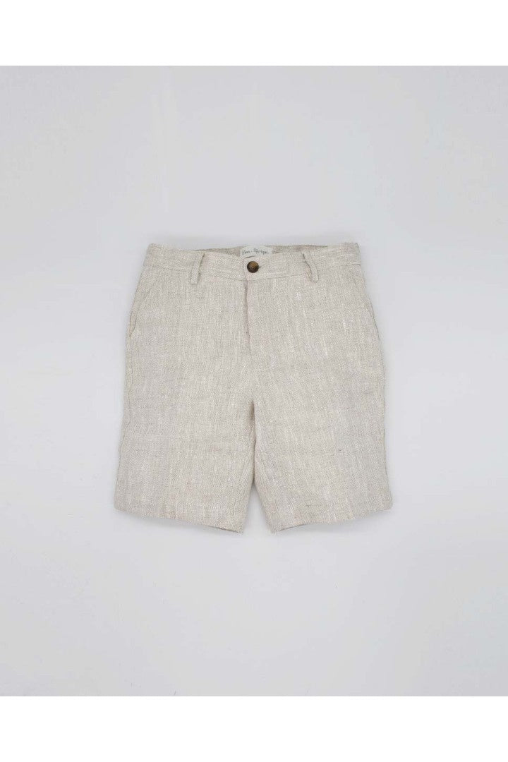 Fina Ejerique RUSTIC LINEN SHORTS BEIGE  Ref. P23E57