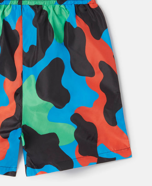 STELLA MCCARTNEY Camouflage Print Shorts