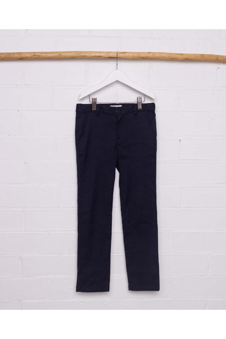 Fina Ejerique NAVY BLUE STRUCTURED TROUSERS  Ref. P23E78
