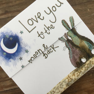 ALEX CLARK Moon Rabbit Mini Magnetic Notepad