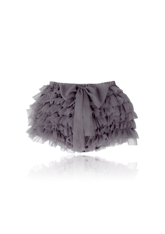 DOLLY by Le Petit Tom ® FRILLY PANTS Tutu Bloomer dark grey