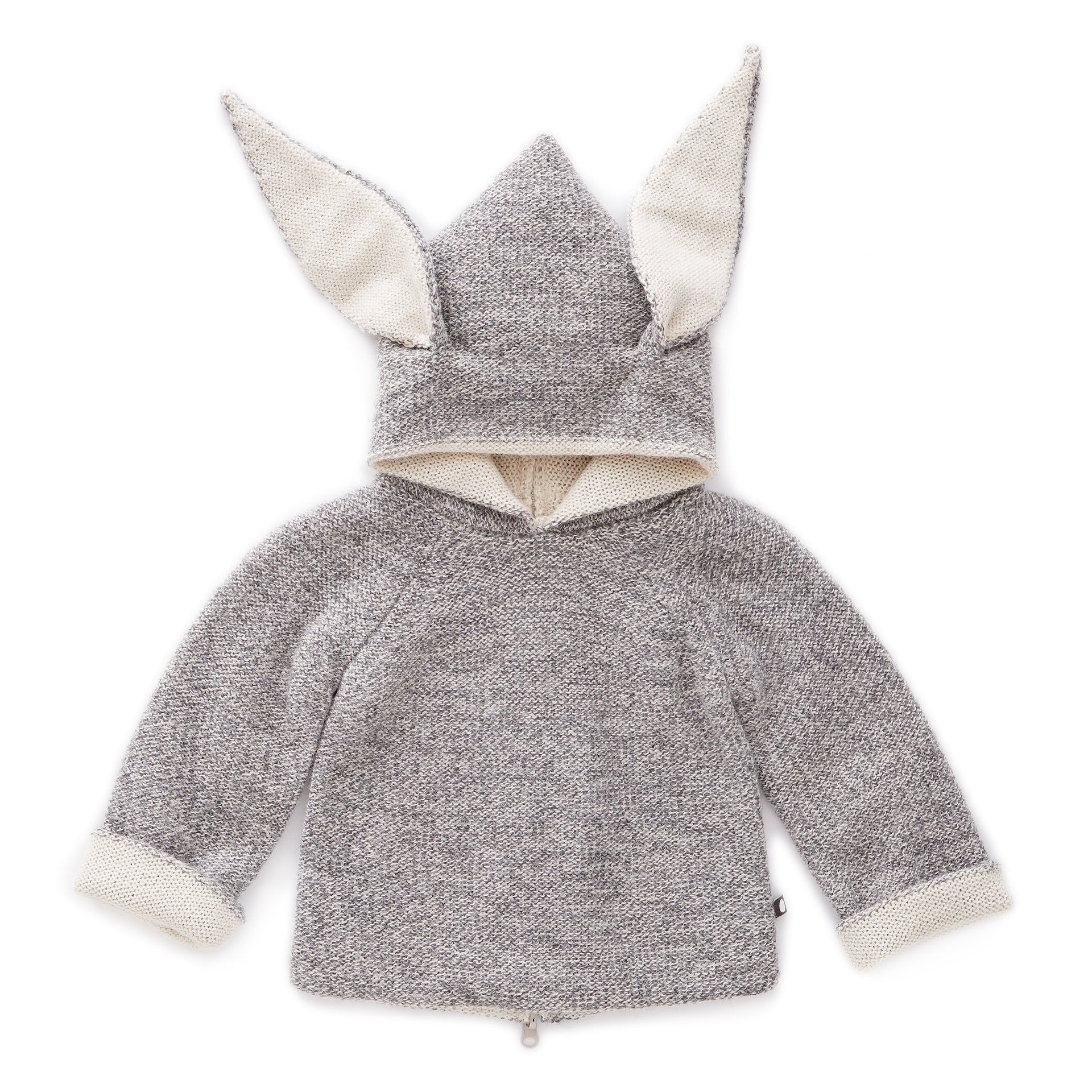 OEUF NYC  Bunny Hoodie Grey Mulinex / Rabbit REVERSIBLE HOODIE RABBIT