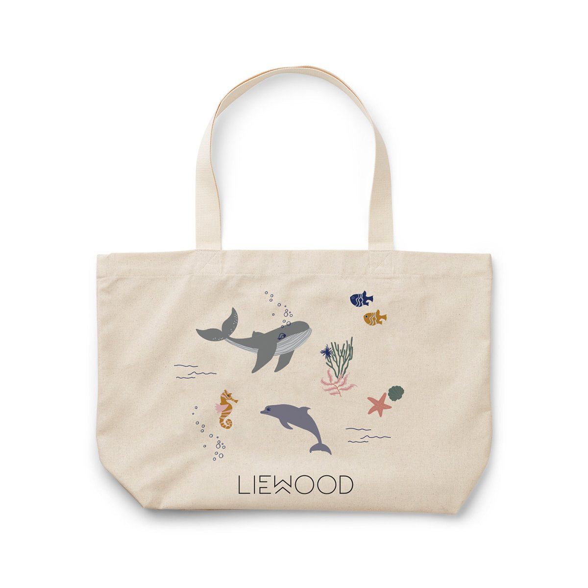 LIEWOOD Tote Bag Big - Sea creature mix