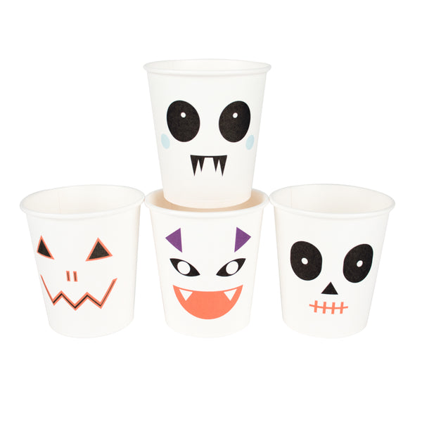 MY LITTLE DAY  8 paper cups - mini monsters