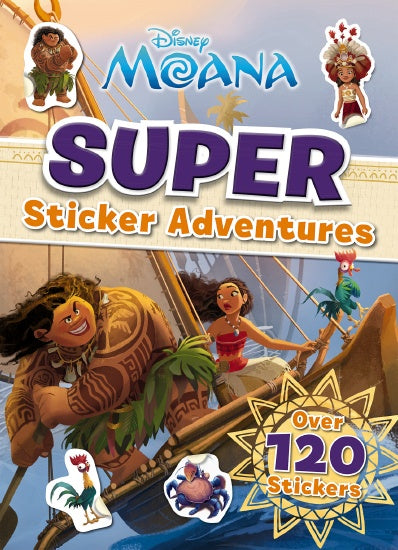 Disney Moana: Super Sticker Adventures Activity Book