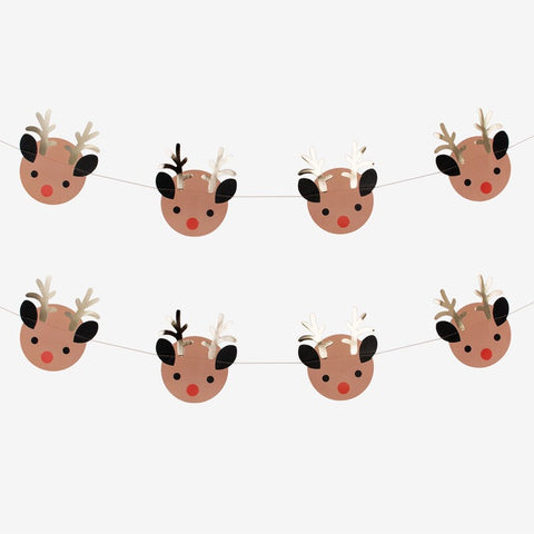 My Little Day  paper garland - mini reindeers