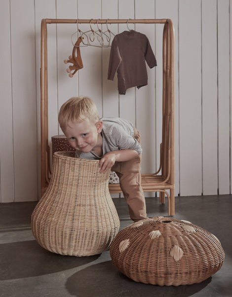 OYOY LIVING DESIGN Mushroom Basket Nature