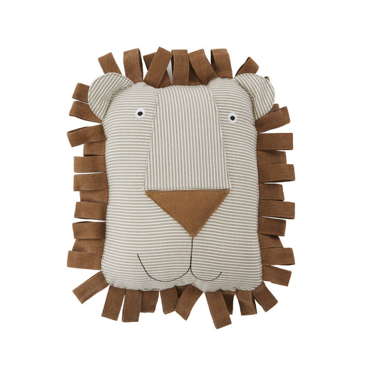 OYOY LIVING DESIGN Lobo Lion Cushion Caramel