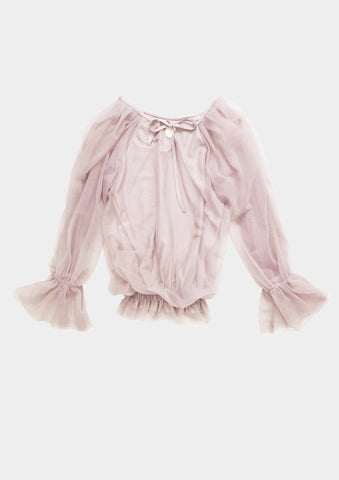 DOLLY by Le Petit Tom ® FAIRY TOP LONGSLEEVE ballet pink