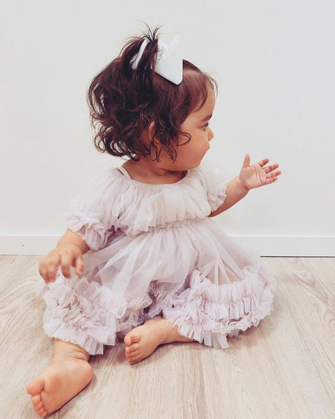 DOLLY BY LE PETIT TOM ® FRILLY DRESS LITTLE LAVENDER