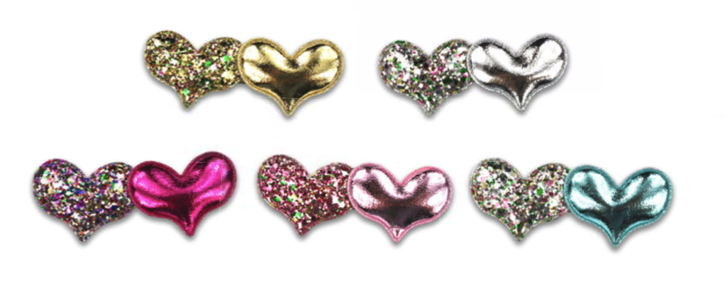 MINISTA DOUBLE HEARTS HAIR CLIP