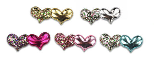 MINISTA DOUBLE HEARTS HAIR CLIP