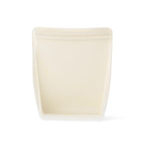 Porter: Reusable Silicone Bag Stand Up 1L - Cream