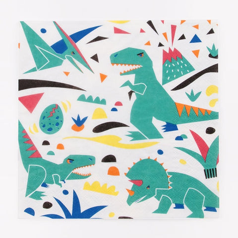 My Little Day  paper napkins - dinosaur