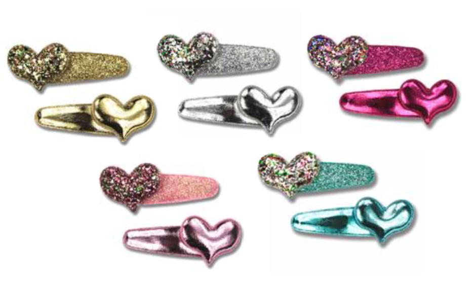 MINISTA  SHINY HEART HAIR CLIP