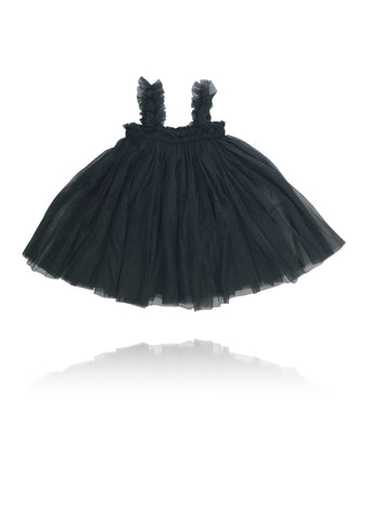 DOLLY BY LE PETIT TOM ® TUTU DRESS BEACH COVER UP BLACK