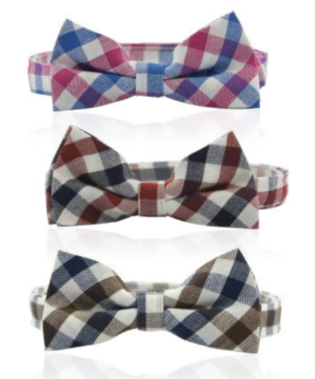 Milk x Soda 2 TONE CHECK BOW TIE