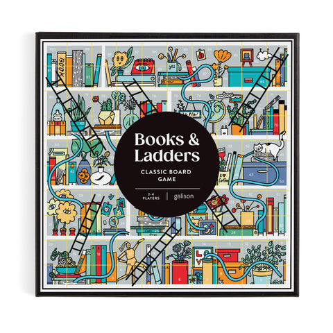 GALISON Books and Ladders Classic Board Game