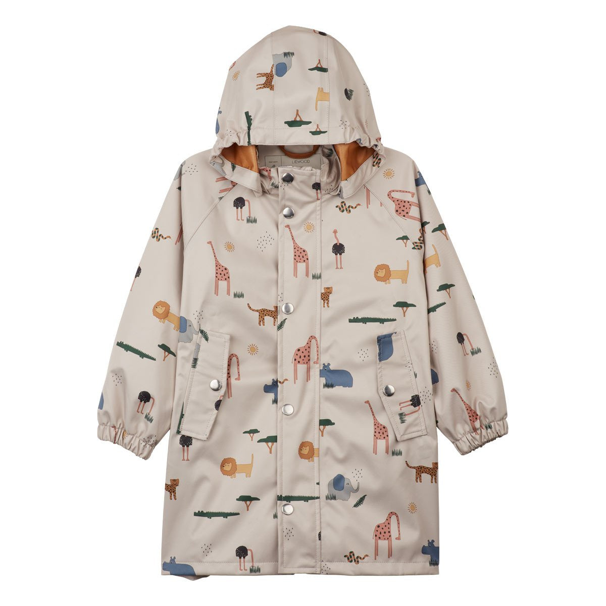 LIEWOOD  Spencer Long Raincoat - Junior - Safari sandy mix