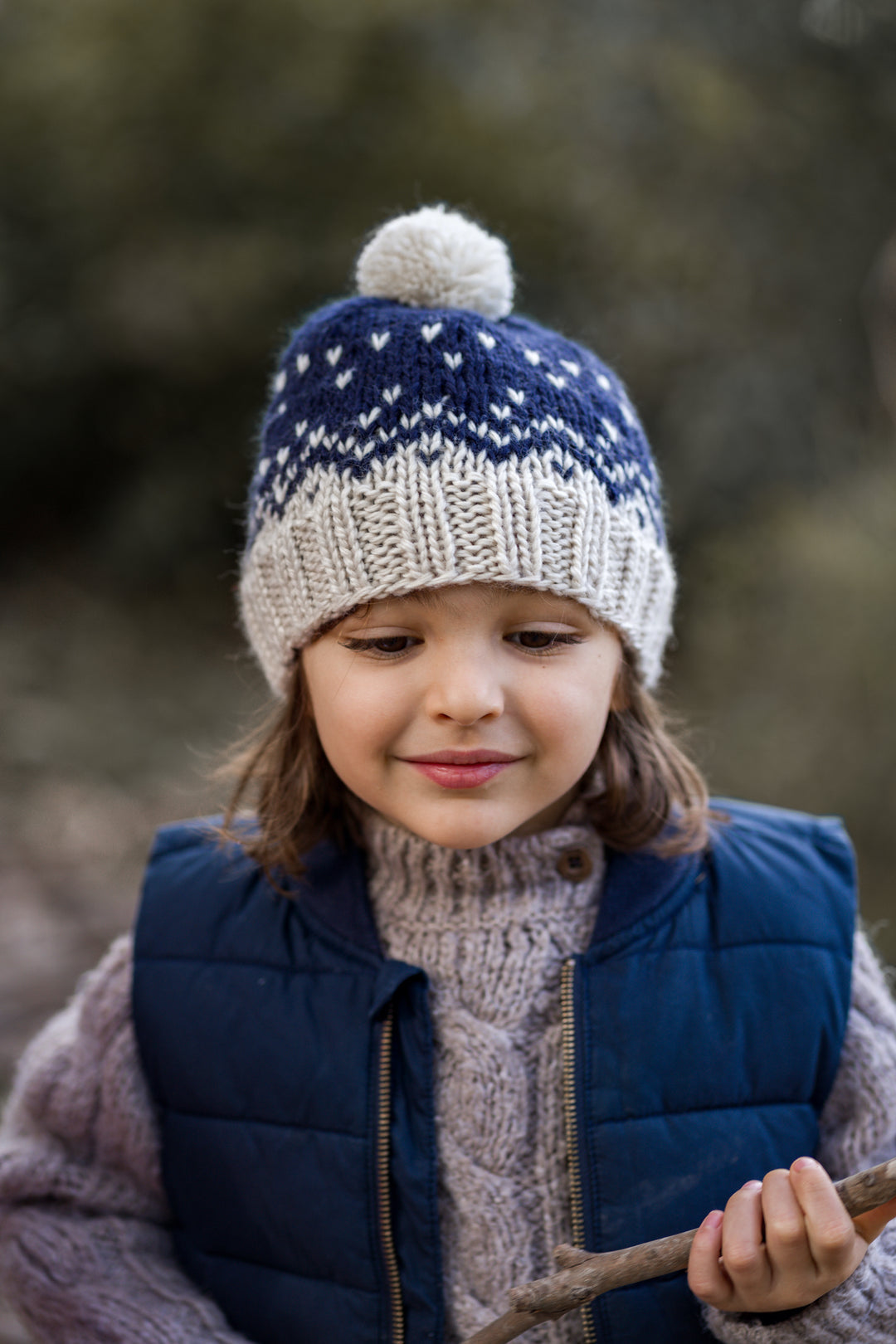 ACORN Snowflake Beanie Navy