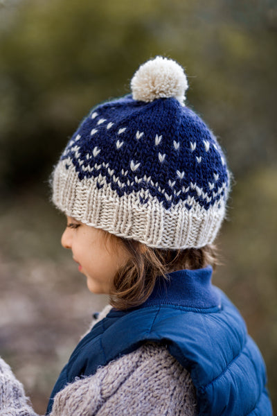 ACORN Snowflake Beanie Navy