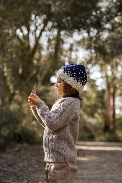 ACORN Snowflake Beanie Navy