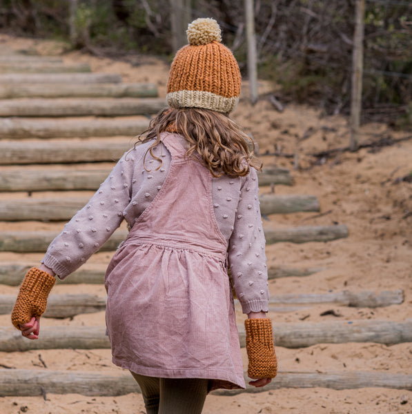 ACORN Traveller Chunky Beanie Caramel