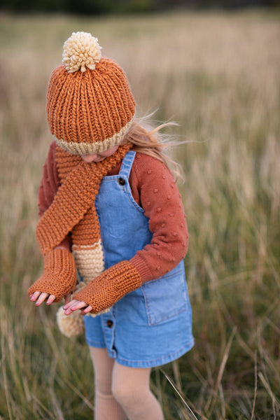 ACORN Traveller Chunky Beanie Caramel