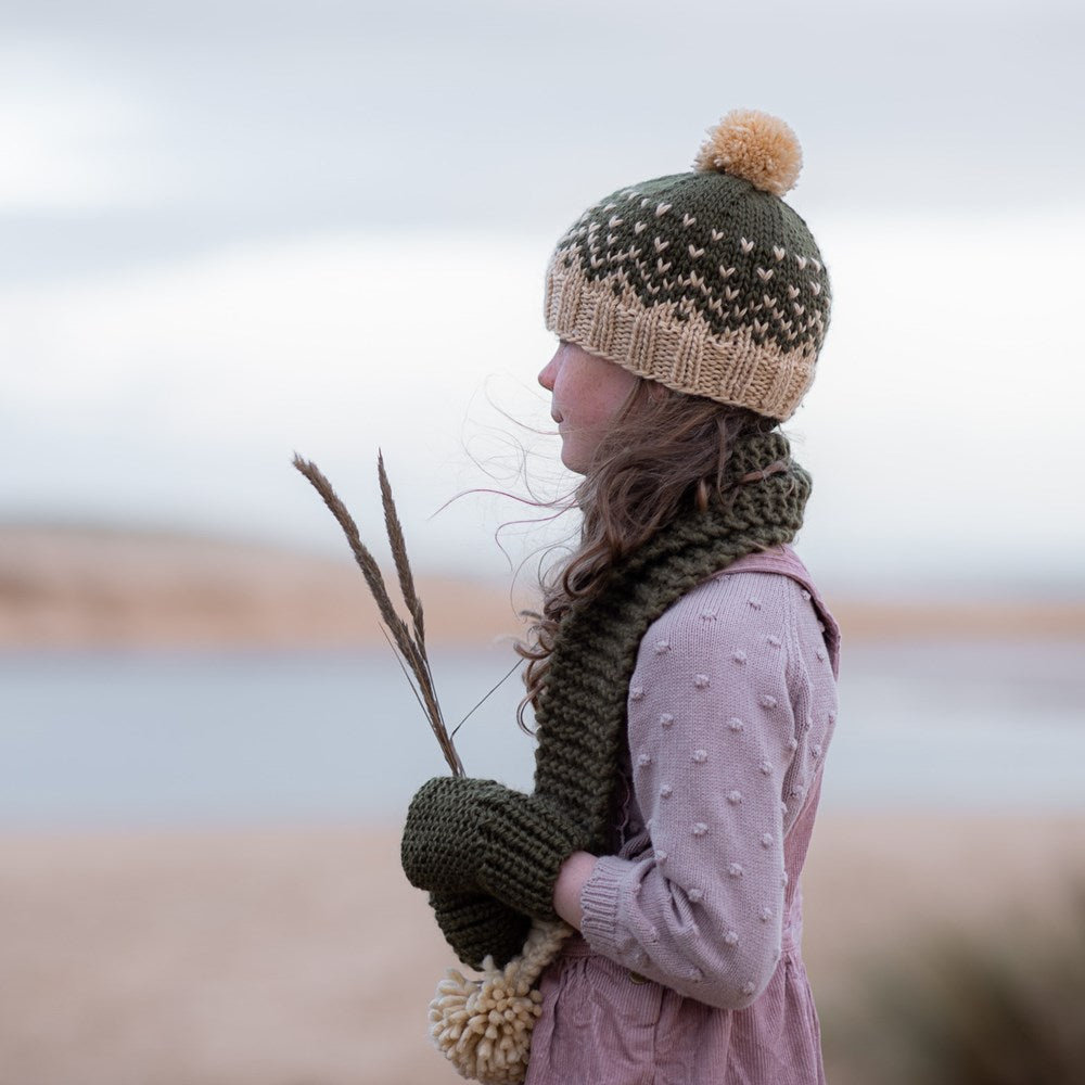 ACORN Snowflake Beanie Khaki