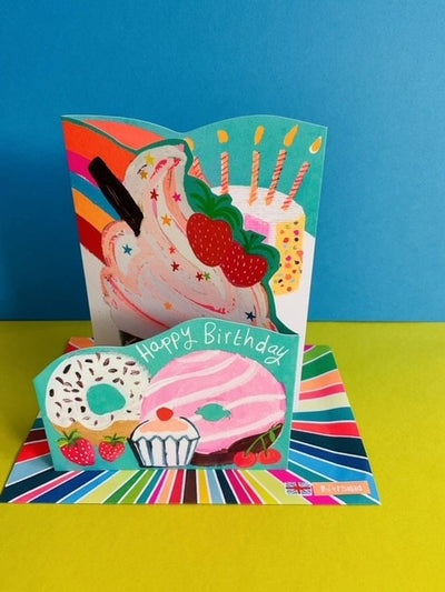 Paper Salad HAPPY BIRTHDAY SWEET TREATS CARD