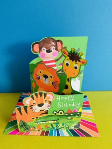 Paper Salad HAPPY BIRTHDAY ZOO CARD