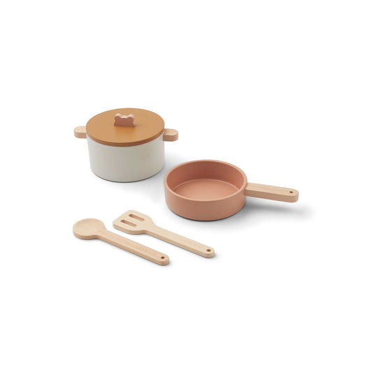 LIEWOOD ANTONIO PLAY COOKING SET ROSE MULTI MIX