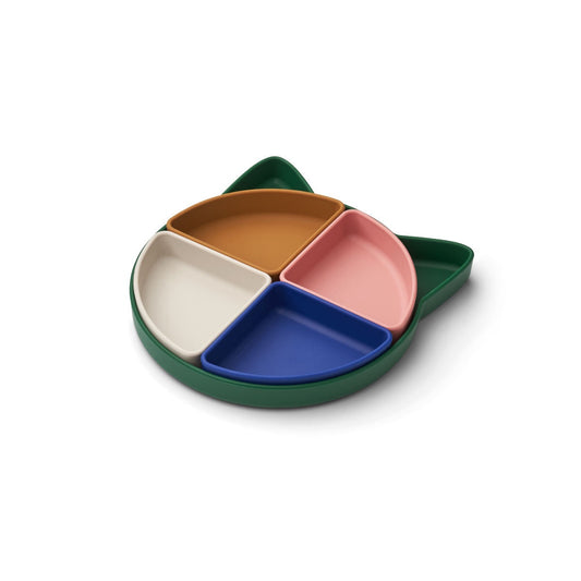 Liewood ARNE DIVIDER PLATE CAT / EDEN MULTI MIX