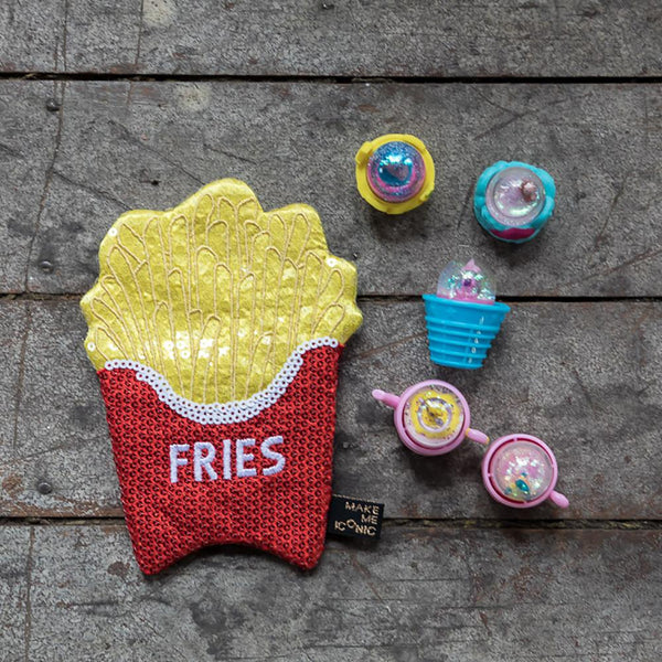 ICONIC SEQUIN PURSE - FRIES