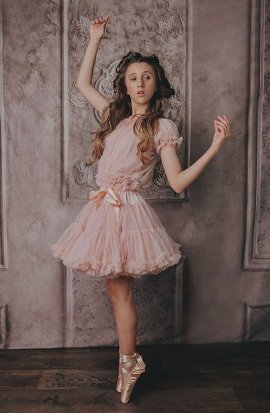 DOLLY BY LE PETIT TOM ® DOROTHY IN THE LAND OF DOLLS PETTISKIRT BALLET PINK