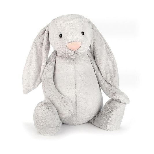 JELLYCAT Bashful Silver Bunny VERY BIG H108 X W46 CM