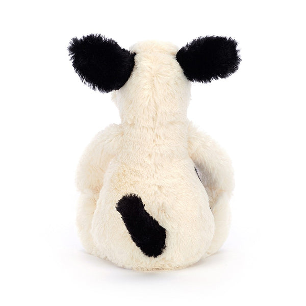 Jellycat Bashful Black & Cream Puppy Small­