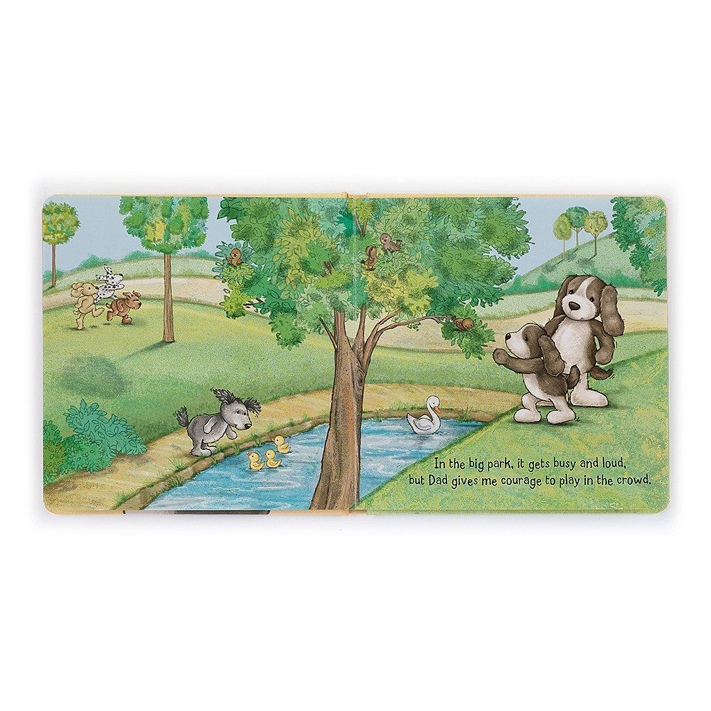 JELLYCAT My Dad And Me Book (Bashful Fudge Puppy)