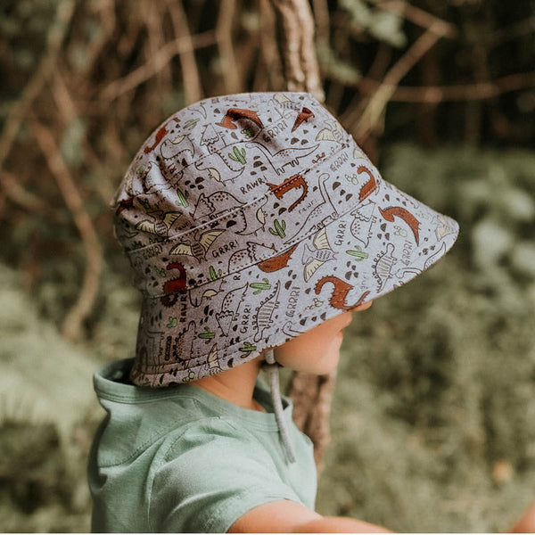 BEDHEAD HATS Kids Bucket Sun Hat - Jurassic