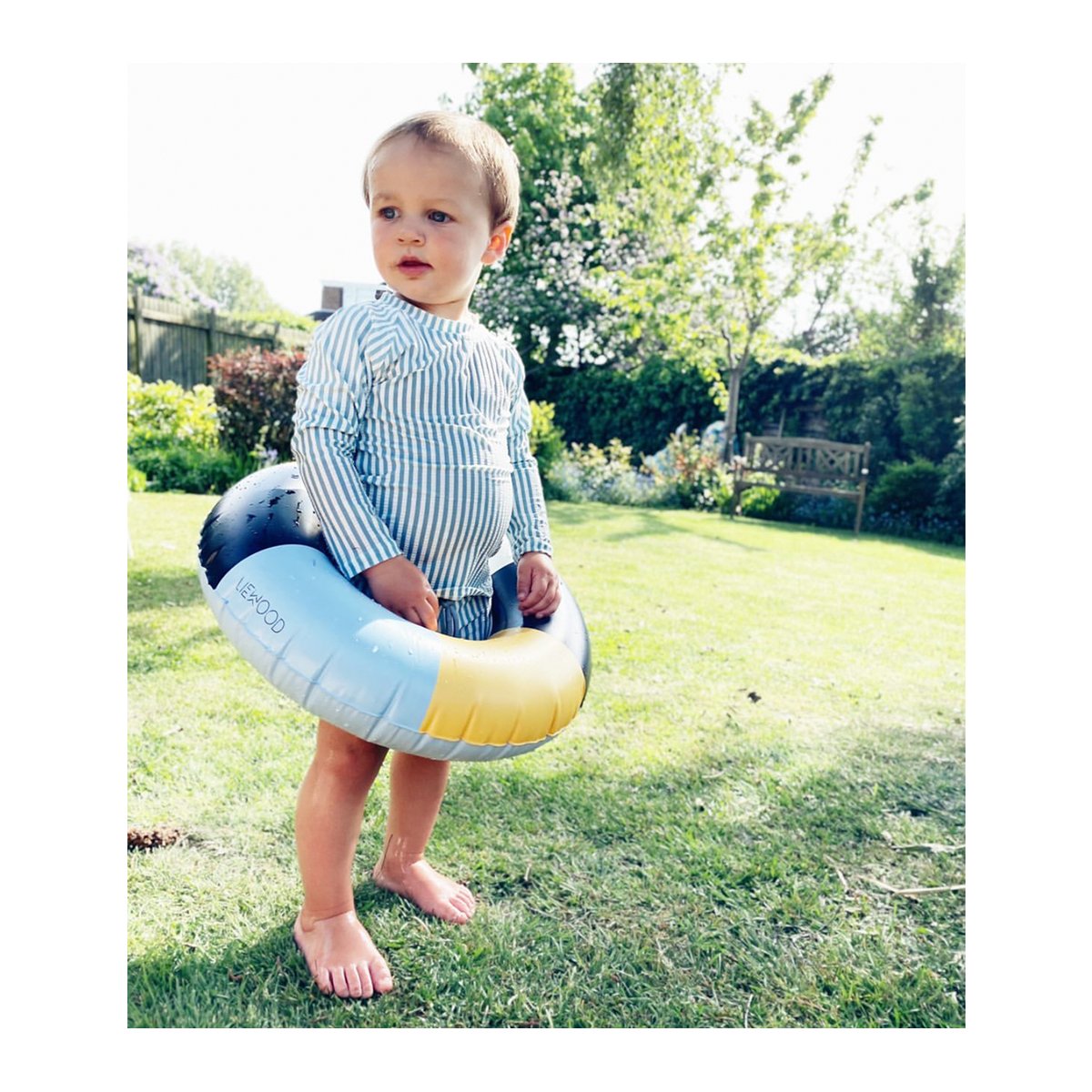 Liewood  Baloo Swim Ring - Blue mix 1-5Y