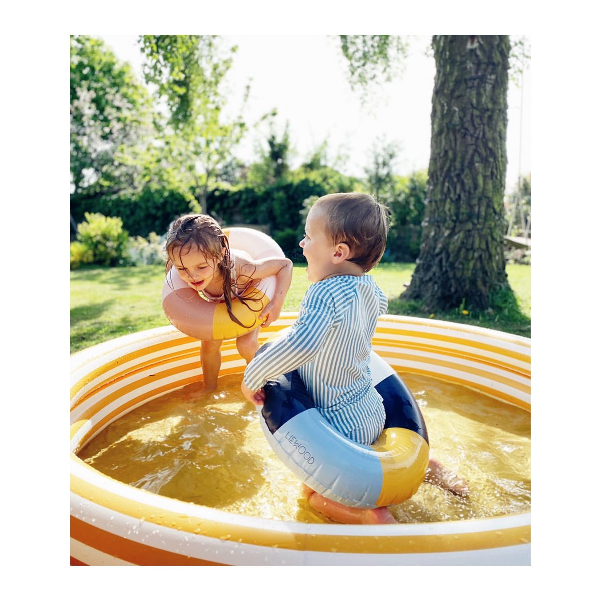 Liewood  Baloo Swim Ring - Blue mix 1-5Y